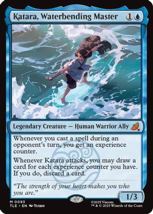 Katara, Waterbending Master (TLE-093) - Avatar: The Last Airbender: Eternal-Legal Foil - Poke-Collect