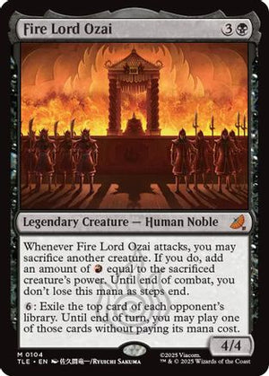 Fire Lord Ozai (TLE-104) - Avatar: The Last Airbender: Eternal-Legal Foil - Poke-Collect