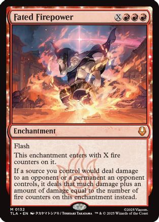 Fated Firepower (TLA-132) - Avatar: The Last Airbender Foil - Poke-Collect
