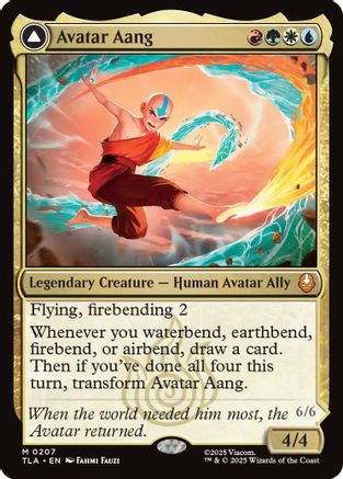 Avatar Aang (TLA-207) - Avatar: The Last Airbender Foil - Poke-Collect