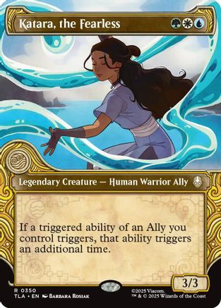 Katara, the Fearless (Showcase) (TLA-350) - Avatar: The Last Airbender Foil - Poke-Collect