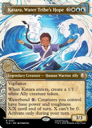 Katara, Water Tribe's Hope (Showcase) (TLA-351) - Avatar: The Last Airbender - Poke-Collect