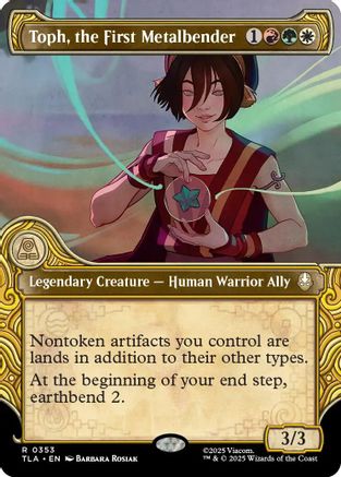 Toph, the First Metalbender (Showcase) (TLA-353) - Avatar: The Last Airbender - Poke-Collect