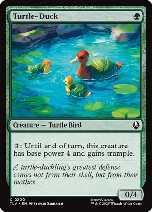Turtle-Duck (TLA-200) - Avatar: The Last Airbender Foil - Poke-Collect