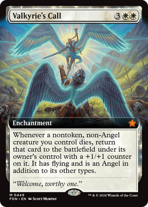 Valkyrie's Call (FDN-449) - Foundations: (Extended Art) Foil