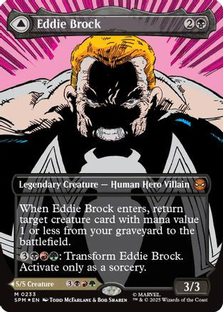 Eddie Brock (0233) (Borderless) (SPM-233) - Marvel's Spider-Man Foil - Poke-Collect
