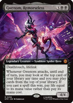 Gwenom, Remorseless (Extended Art) (SPM-256) - Marvel's Spider-Man Foil - Poke-Collect