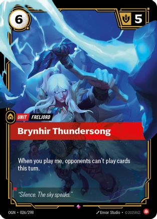 Brynhir Thundersong (026/298) - Origins Foil - Poke-Collect