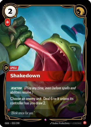 Shakedown (033/298) - Origins Foil - Poke-Collect