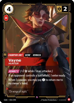 Vayne - Hunter (035/298) - Origins Foil - Poke-Collect