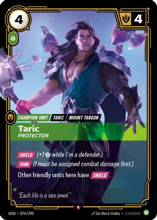 Taric - Protector (074/298) - Origins Foil - Poke-Collect