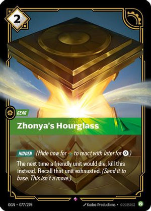 Zhonya's Hourglass (077/298) - Origins Foil
