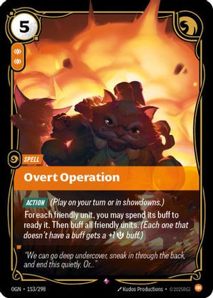 Overt Operation (153/298) - Origins Foil