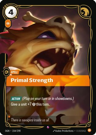 Primal Strength (154/298) - Origins Foil - Poke-Collect