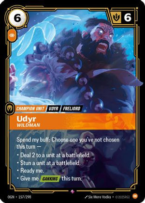 Udyr - Wildman (157/298) - Origins Foil