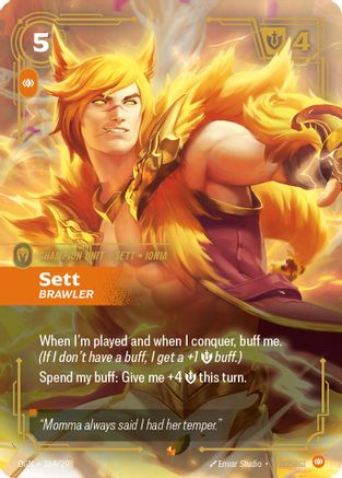 Sett - Brawler (164/298) - Origins Foil - Poke-Collect