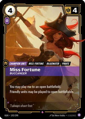 Miss Fortune - Buccaneer (193/298) - Origins Foil
