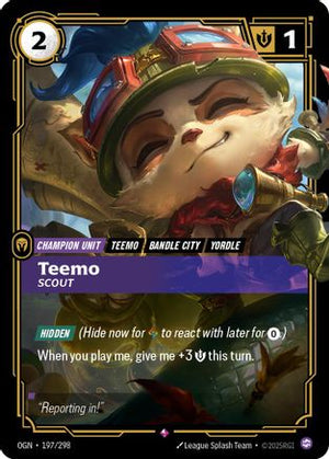 Teemo - Scout (197/298) - Origins Foil