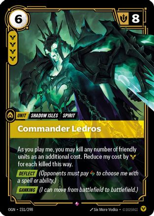 Commander Ledros (231/298) - Origins Foil - Poke-Collect