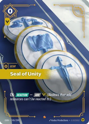 Seal of Unity (245/298) - Origins Foil