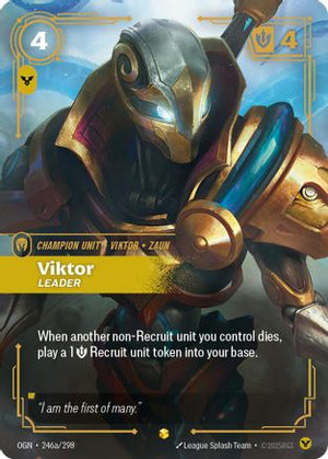 Viktor - Leader (Alternate Art) (246a/298) - Origins Foil