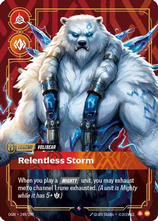Volibear - Relentless Storm (249/298) - Origins Foil - Poke-Collect