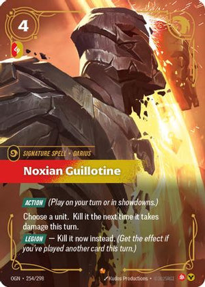 Noxian Guillotine (254/298) - Origins Foil