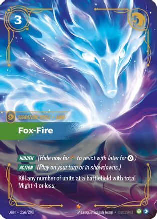 Fox-Fire (256/298) - Origins Foil - Poke-Collect
