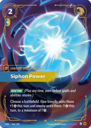 Siphon Power (266/298) - Origins Foil
