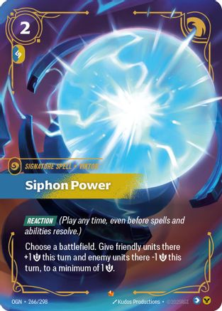Siphon Power (266/298) - Origins Foil - Poke-Collect