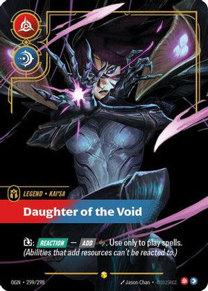Kai'Sa - Daughter of the Void (Showcase) (299/298) - Origins Foil