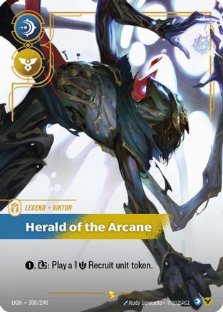 Viktor - Herald of the Arcane (Showcase) (308/298) - Origins Foil - Poke-Collect