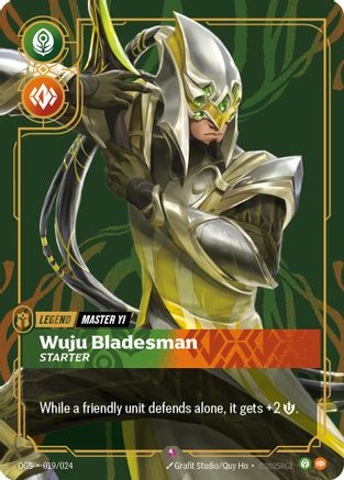 Master Yi - Wuju Bladesman (Starter) (019/024) - Origins Proving Grounds - Poke-Collect
