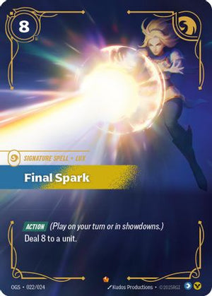 Final Spark (022/024) - Origins Proving Grounds - Poke-Collect