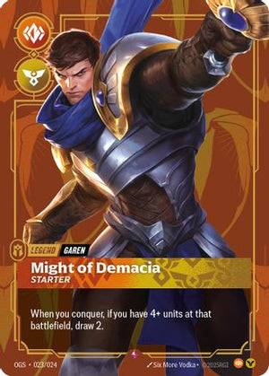 Garen - Might of Demacia (Starter) (023/024) - Origins Proving Grounds - Poke-Collect