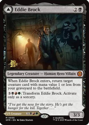 Eddie Brock (PRE-055) - Prerelease Cards Foil - Poke-Collect