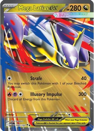 Pokemon ME01: Mega Evolution Double Rare Mega Latias ex #100