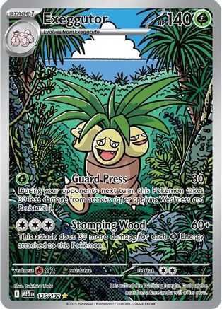 exeggutor - 135/132 135 - ME01 Mega Evolution Holofoil