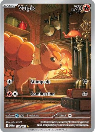Vulpix - 138/132 138 - ME01 Mega Evolution Holofoil - Poke-Collect