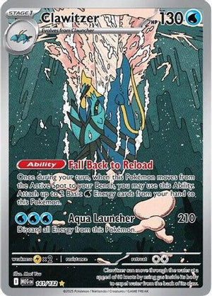 Clawitzer - 141/132 141 - ME01 Mega Evolution Holofoil