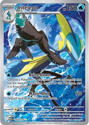Inteleon - 142/132 142 - ME01 Mega Evolution Holofoil