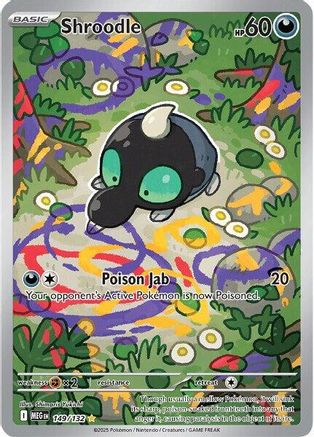 Shroodle - 149/132 149 - ME01 Mega Evolution Holofoil - Poke-Collect