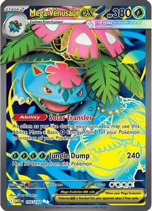Mega Venusaur ex - 155/132 155 - ME01 Mega Evolution Holofoil