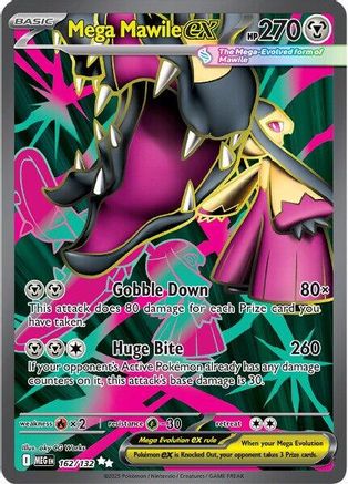 Mega Mawile ex - 162/132 162 - ME01 Mega Evolution Holofoil - Poke-Collect