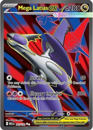 Mega Latias ex - 163/132 163 - ME01 Mega Evolution Holofoil - Poke-Collect