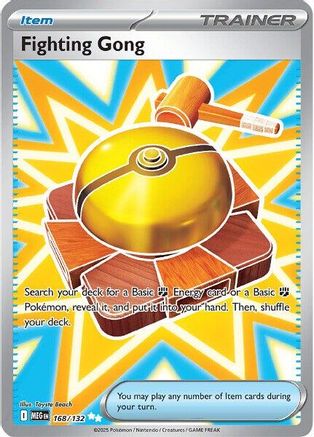Fighting Gong - 168/132 168 - ME01 Mega Evolution Holofoil - Poke-Collect
