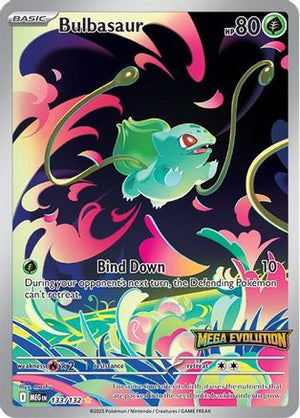 Bulbasaur - 133/132 (Mega Evolution Stamped) 133 - Miscellaneous Cards & Products Holofoil - Poke-Collect