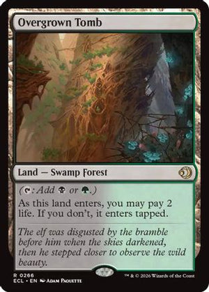 Overgrown Tomb (ECL-266) - Lorwyn Eclipsed Foil - Poke-Collect