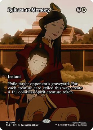 Release to Memory (Borderless) (TLE-005) - Avatar: The Last Airbender: Eternal-Legal - Poke-Collect