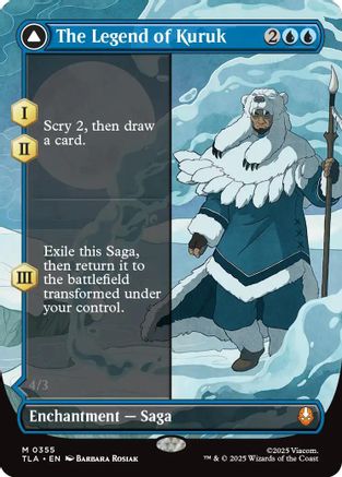 The Legend of Kuruk (Borderless) (TLA-355) - Avatar: The Last Airbender Foil - Poke-Collect